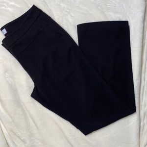 ELLE Women's Dress Pants Size 10 Black Pockets Zip Closure Like New